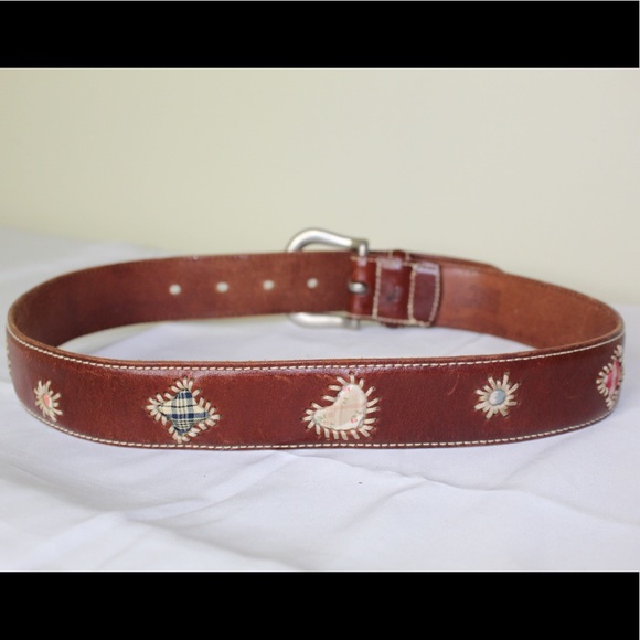 Country Leather Waistbelt - Picture 2 of 4